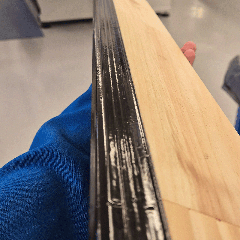 Edge coating TTEPS paint